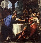 Francesco Trevisani The Banquet of Mark Antony and Cleopatra oil painting reproduction